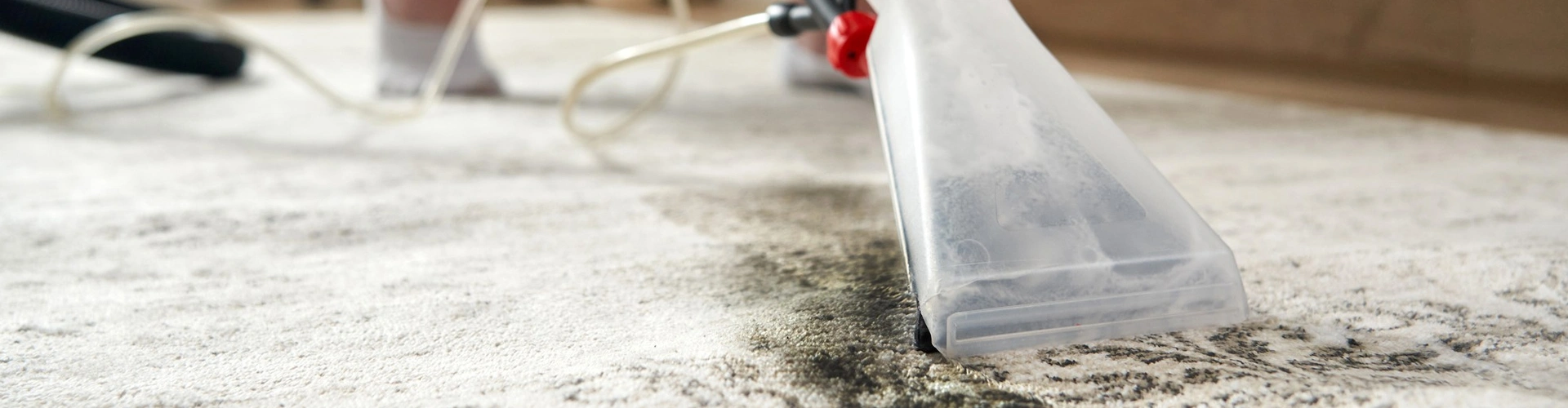 Fairfield House Cleaning vacuumed carpet during a residential deep cleaning service.
